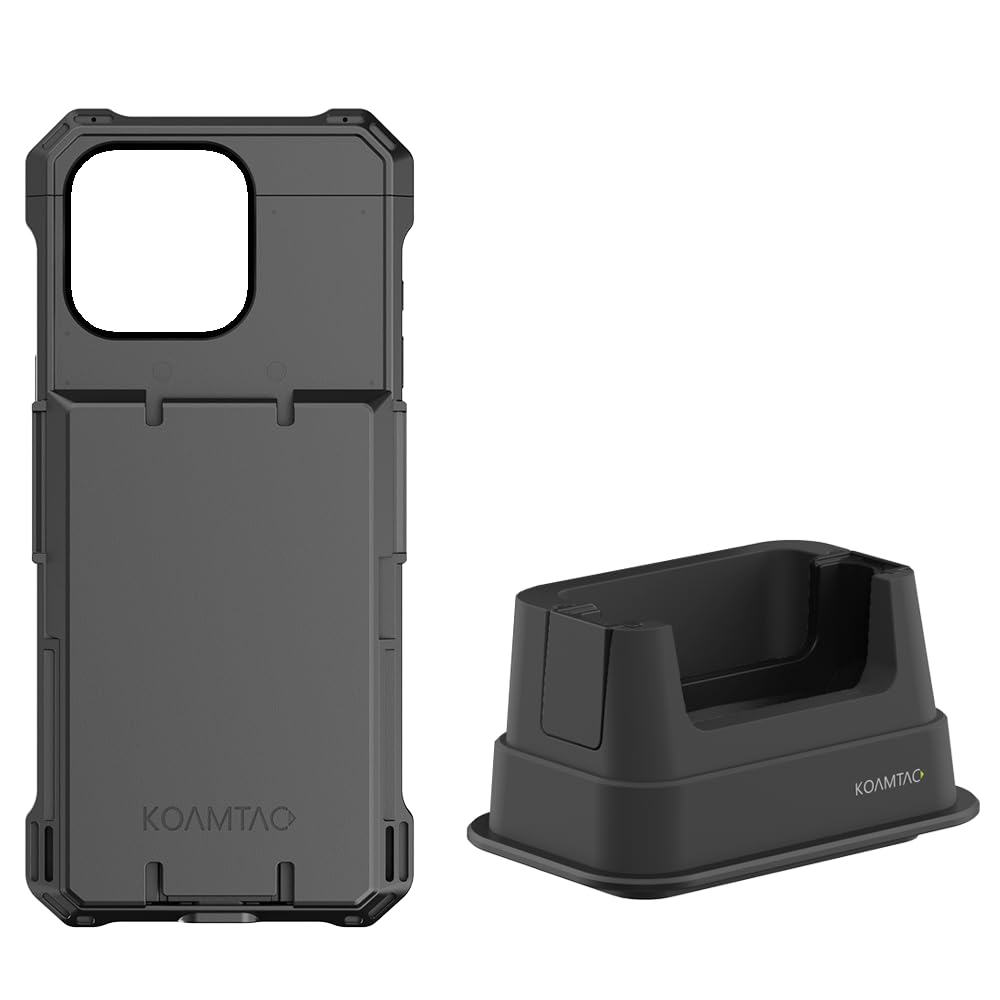KPCC Protective Charging Case and 1-Slot Charging Cradle Bundle Package compatible with iPhone 16